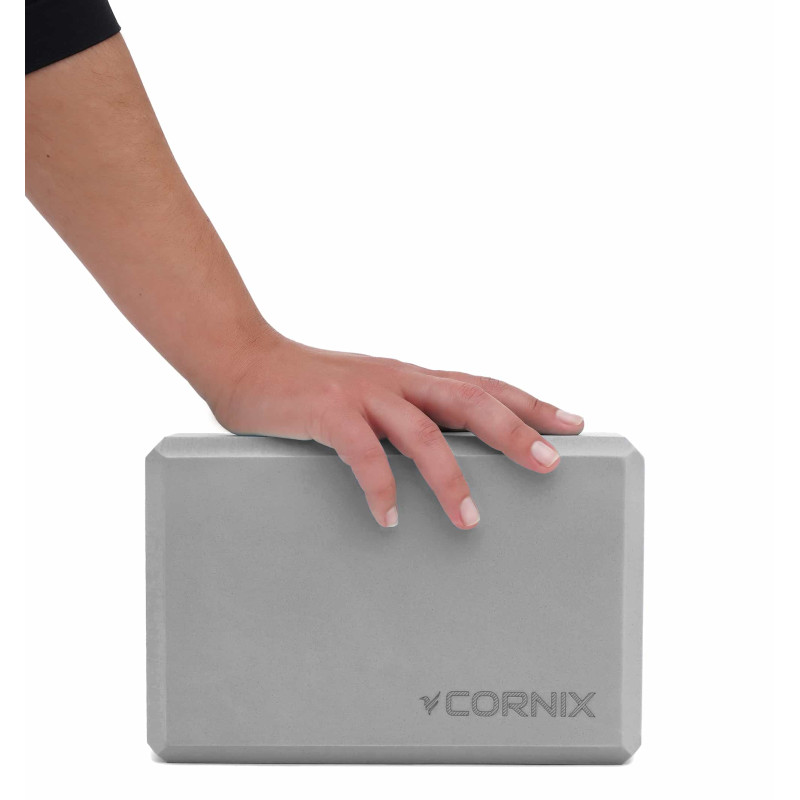 Блок для йоги Cornix EVA 22.8 x 15.2 x 7.6 см Grey