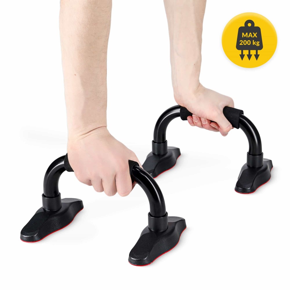 Упори для віджимань 4FIZJO Push-up Bars Black/Red (P-5907739310392)