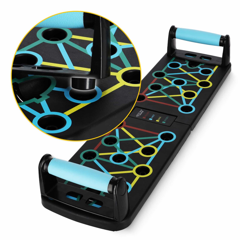 Упоры (доска) для отжиманий со сменным хватом 4FIZJO Push-up Board складная (P-5907739312785)