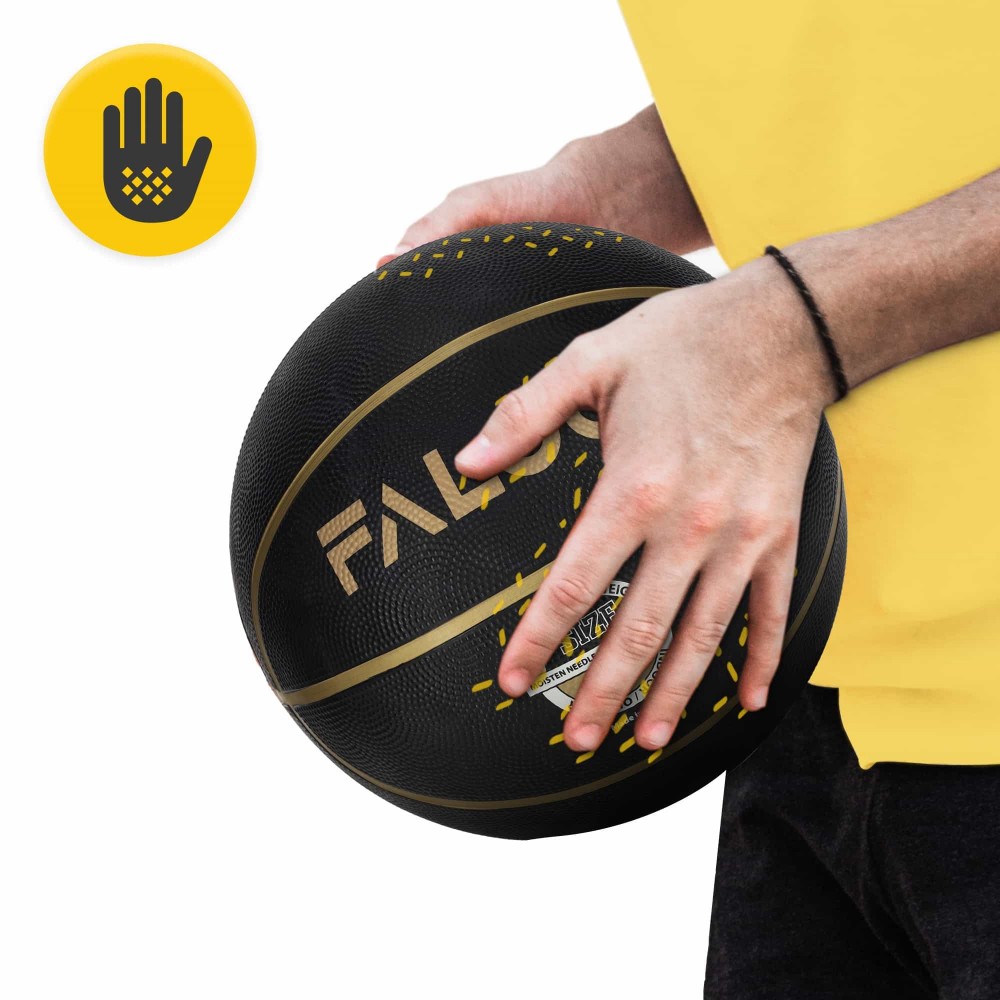 М'яч баскетбольний Falcon Streetball Black Size 7 (P-5905973404266)