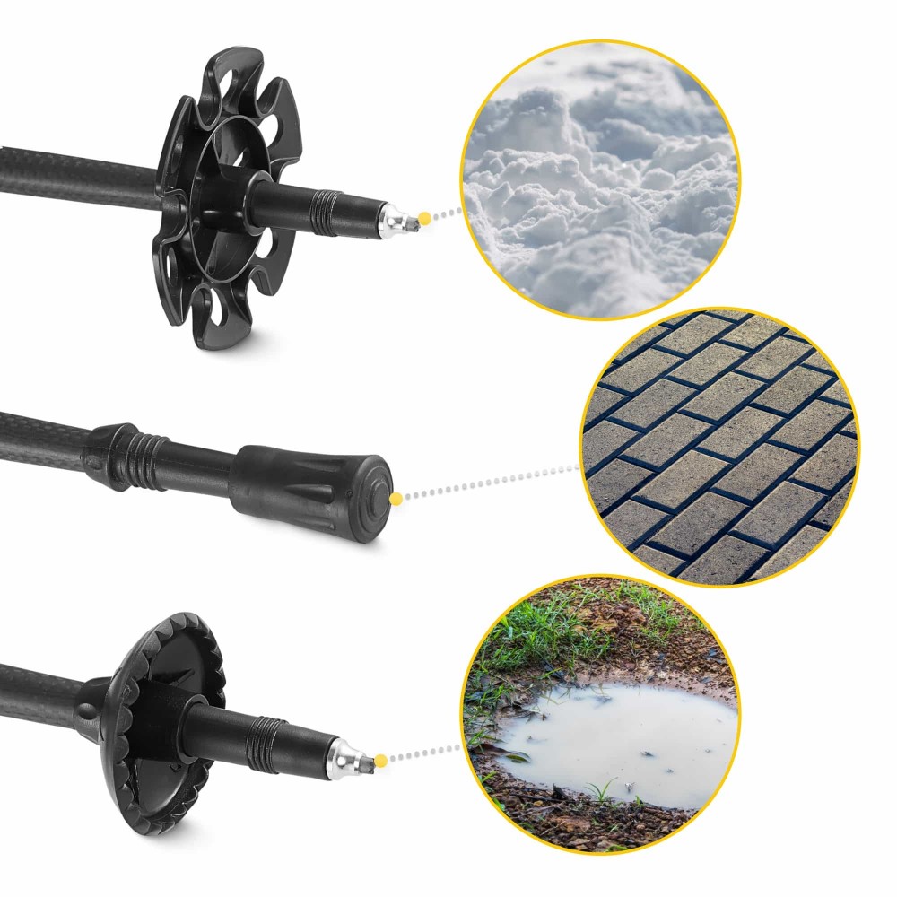 Трекінгові палиці Mountain Goat Active 38-130 см Black