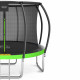 Батут с внутренней сеткой 4FIZJO PRO 14FT 435 см Black/Green (P-5907739314192)