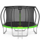 Батут с внутренней сеткой 4FIZJO PRO 14FT 435 см Black/Green (P-5907739314192)