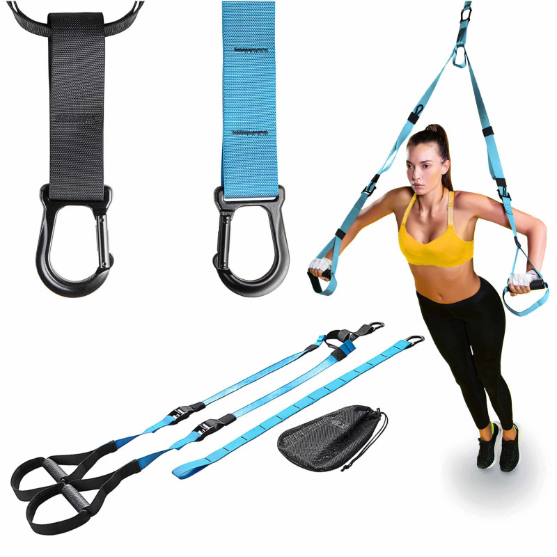 Петлі для функціонального тренінгу 4FIZJO TRX blue