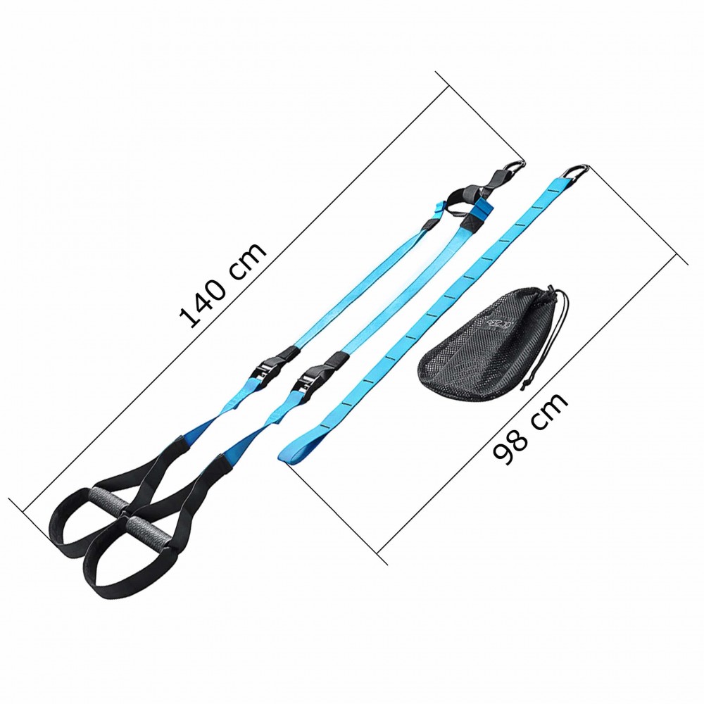 Петлі для функціонального тренінгу 4FIZJO TRX blue