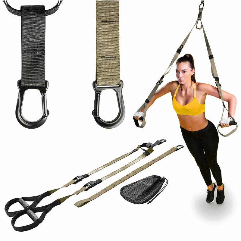 Петли для функционального тренинга 4FIZJO TRX Black/Khaki (P-5907739311023)