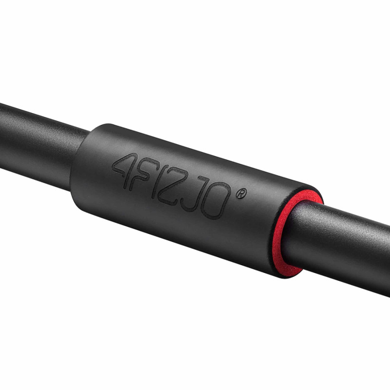 Турник раздвижной 4FIZJO 66-100 см Black/Red (P-5907739310385)