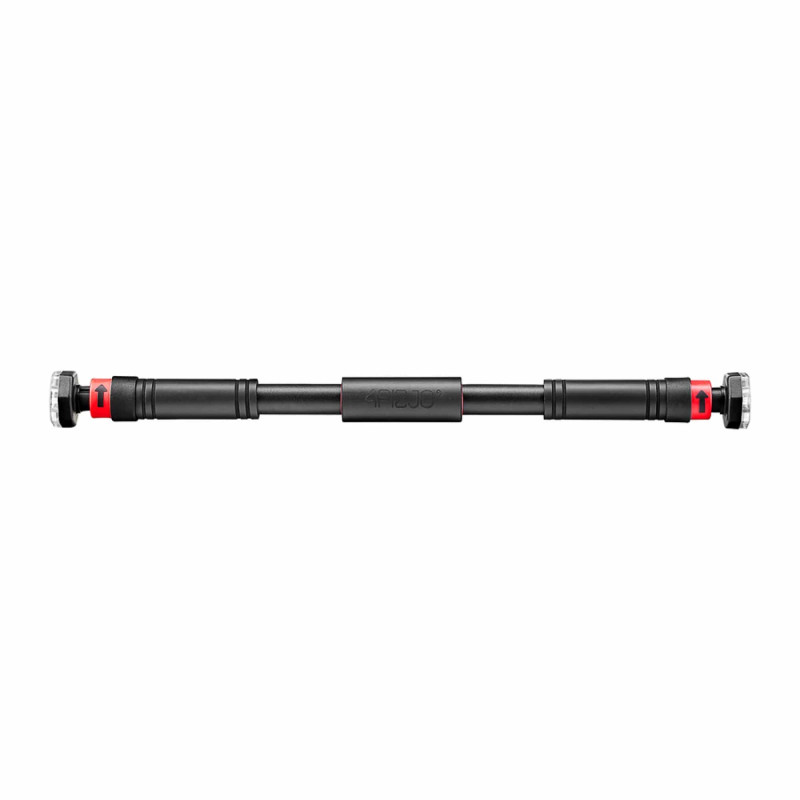 Турник раздвижной 4FIZJO 66-100 см Black/Red (P-5907739310385)