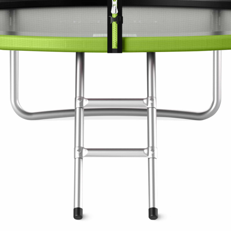 Батут с внутренней сеткой 4FIZJO Classic 12FT 374 см Black/Green (P-5907739312914)