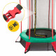 Батут детский для дома 4FIZJO Kids 140 см Green/Red (P-5907739319456)