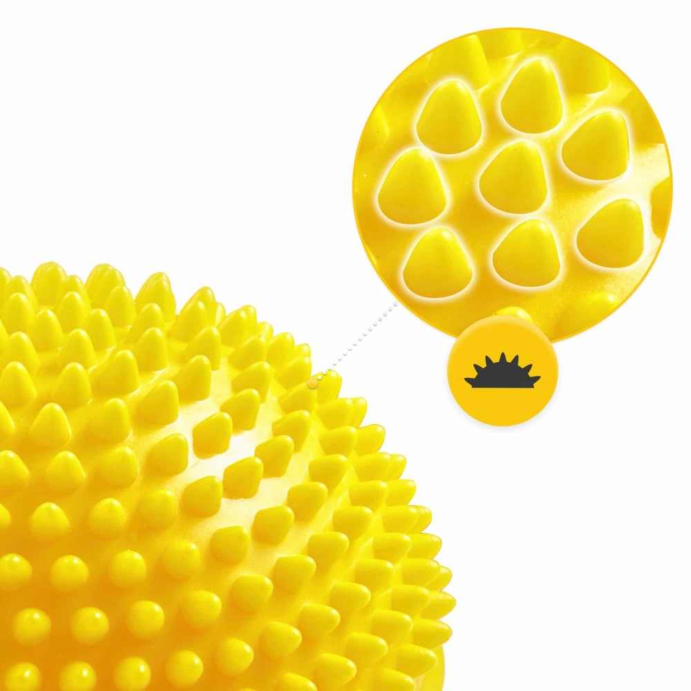 Полусфера массажная балансировочная 4FIZJO Balance Pad 16 см 2 шт массажер для ног, стоп Yellow (P-5907739310460)