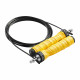 Скакалка швидкісна для кросфіту 4FIZJO Speed Rope PRO+ жовта