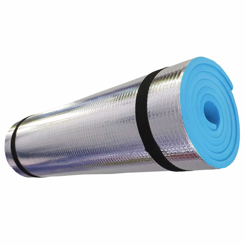 Коврик туристический (каремат) SportVida Alu EVA 1 см SV-EZ0012 Blue