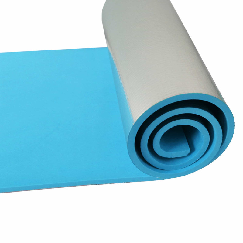 Коврик туристический (каремат) SportVida Alu EVA 1 см SV-EZ0012 Blue