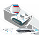Надувна SUP дошка THUNDER Planet 320 см з веслом Blue