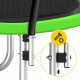 Батут 4FIZJO PRO 374 см Black/Green с внутренней сеткой
