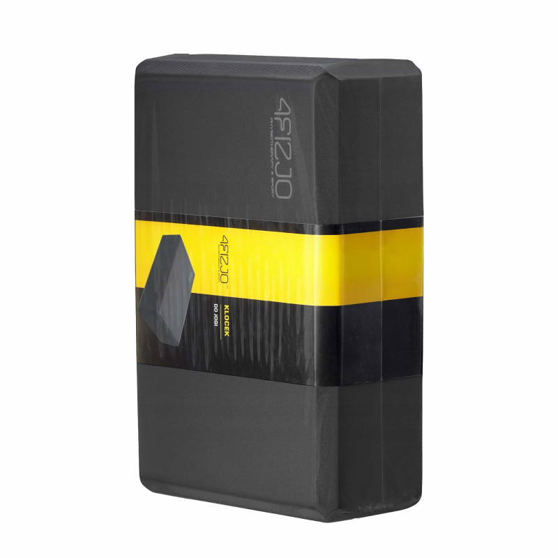 Блок для йоги 4FIZJO 23 x 15 x 7.6 см Black (P-5907222931387)
