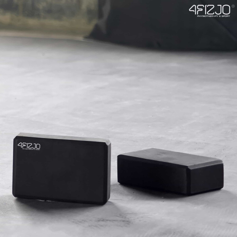 Блок для йоги 4FIZJO 23 x 15 x 7.6 см Black (P-5907222931387)