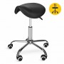 Стілець для майстра 4FIZJO Ergo регульований, без спинки, на коліщатах Black (P-5907739319609)
