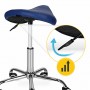 Стул для мастера 4FIZJO Ergo регулируемый, без спинки, на колесиках Blue (P-5907739319616)