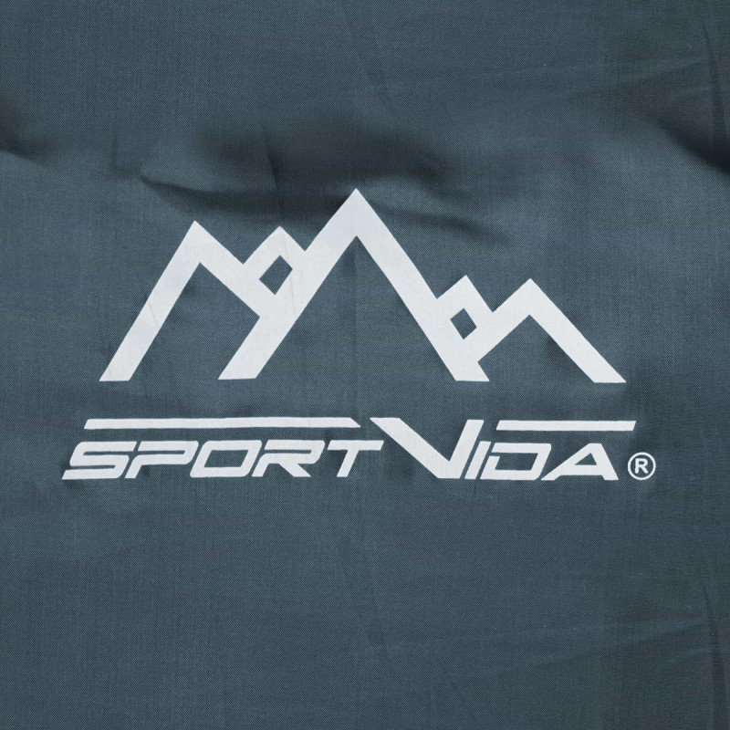 Спальний мішок (спальник) ковдра SportVida SV-CC0063 +2 ...+21°C R Navy Green/Red