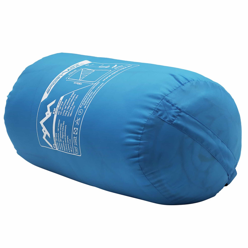 Спальний мішок (спальник) ковдра SportVida SV-CC0060 +2 ...+21°C R Sky Blue/Grey