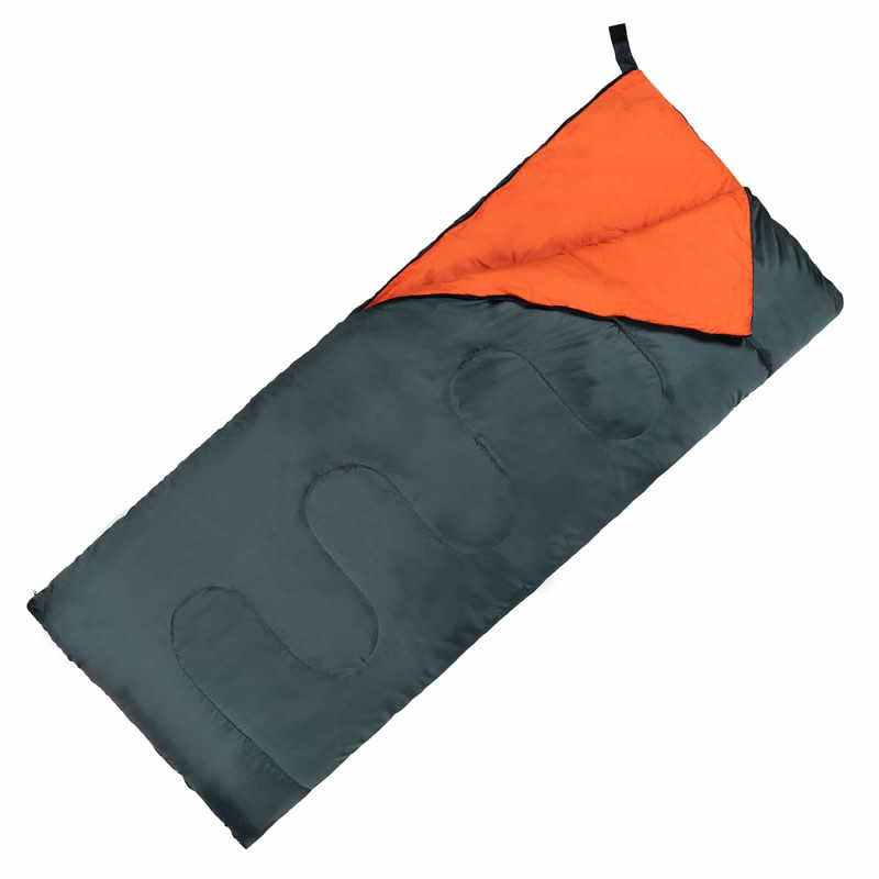 Спальний мішок (спальник) ковдра SportVida SV-CC0061 +2 ...+21°C R Navy Green/Orange