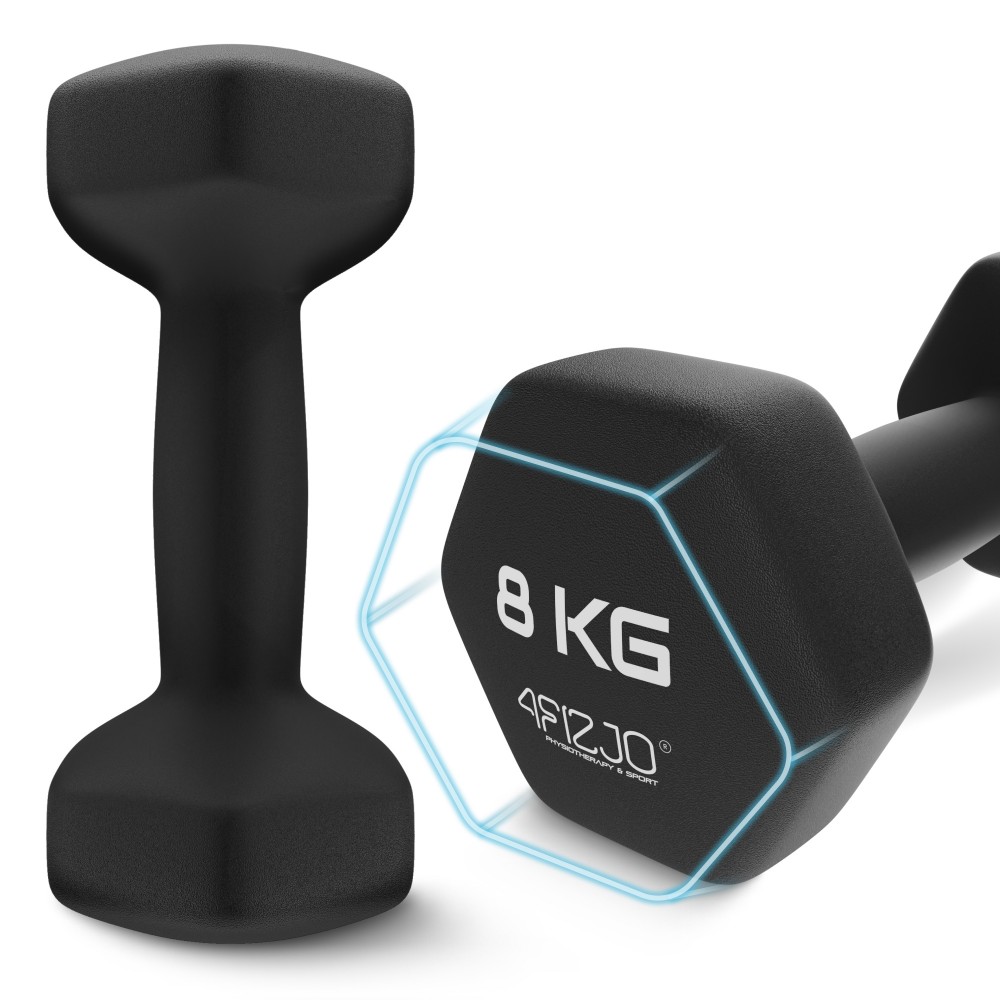 Виниловые гантели 4FIZJO Classic 2 x 8 кг (P-5905973403214)