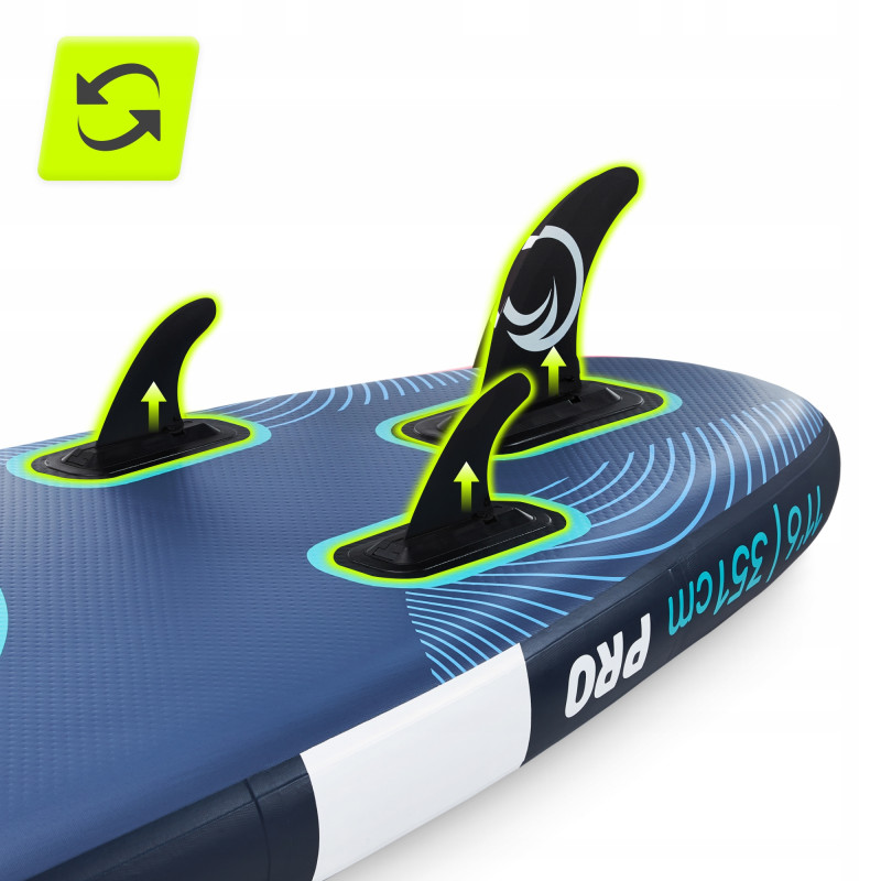 Надувная SUP доска TSUNAMI PRO 350 см с веслом T12 (P-5905973405607)