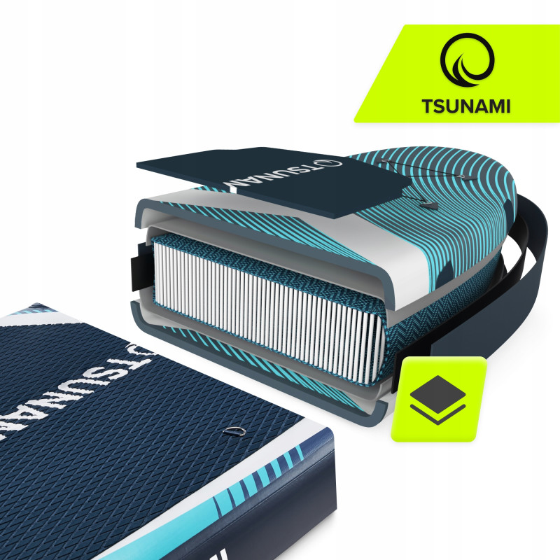 Надувная SUP доска TSUNAMI PRO 350 см с веслом T12 (P-5905973405607)