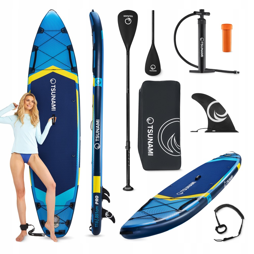 Надувна SUP дошка TSUNAMI PRO 350 см з веслом T13 (P-5905973405614)
