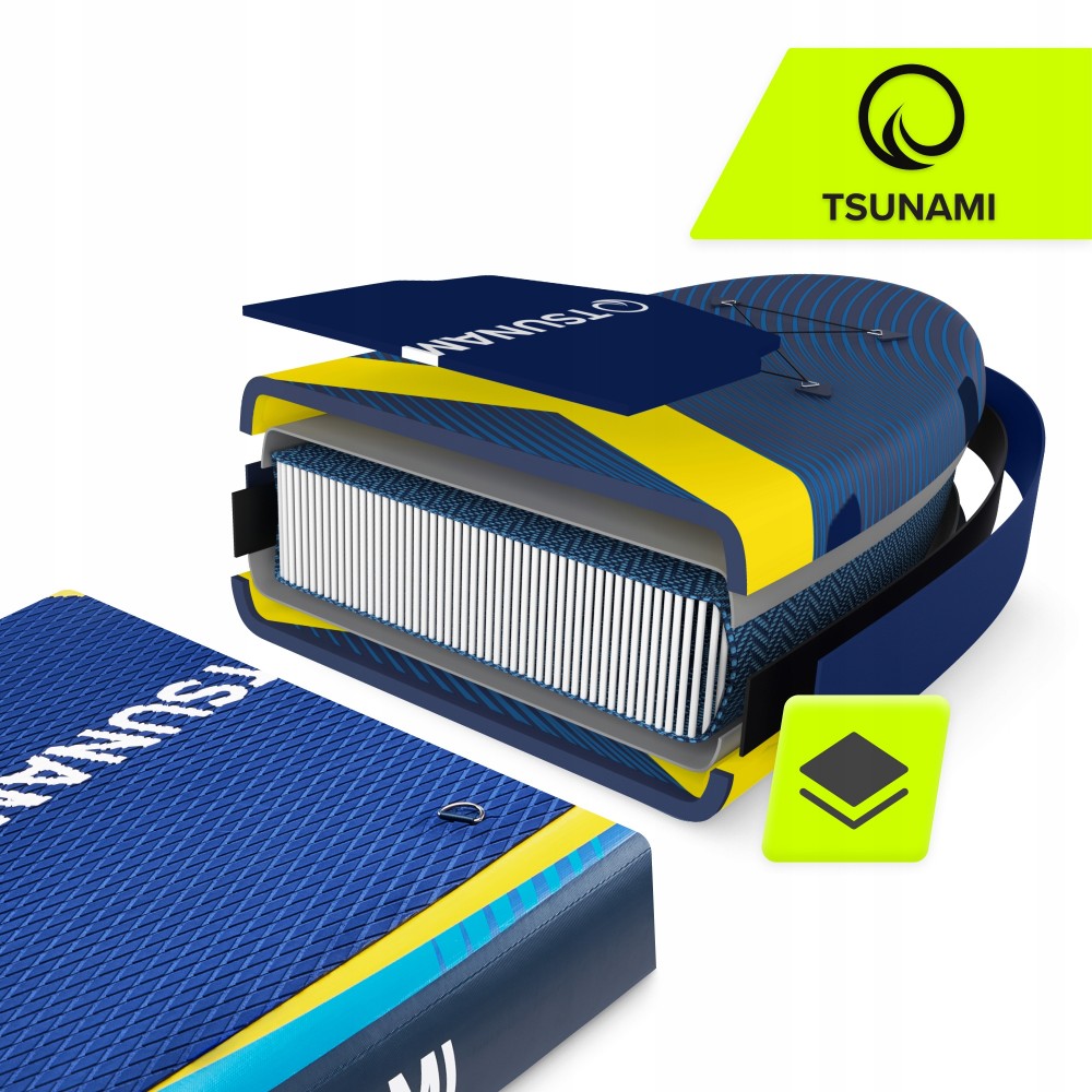 Надувна SUP дошка TSUNAMI PRO 350 см з веслом T13 (P-5905973405614)