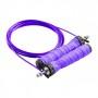 Скакалка швидкісна для кросфіту 4FIZJO Speed Rope PRO+ фіолетова