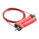 Скакалка швидкісна для кросфіту 4FIZJO Speed Rope PRO+ червона