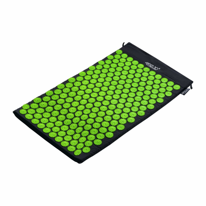 Коврик акупунктурный 4FIZJO Classic Mat Аппликатор Кузнецова Black/Green