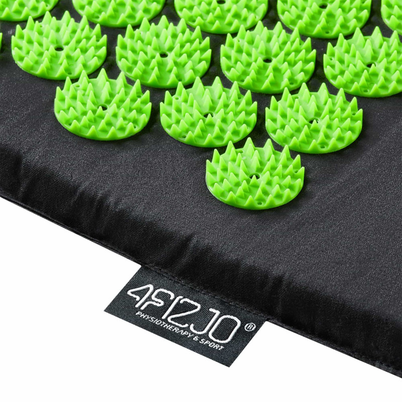 Коврик акупунктурный 4FIZJO Classic Mat Аппликатор Кузнецова Black/Green