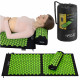 Акупунктурний килимок з напівваликом 4FIZJO 128 x 48 см Black/Green