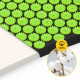 Акупунктурний килимок з напівваликом 4FIZJO 128 x 48 см Black/Green