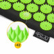 Акупунктурний килимок з напівваликом 4FIZJO 128 x 48 см Black/Green