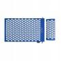 Акупунктурний килимок з напівваликом 4FIZJO 72 x 42 см Blue/White