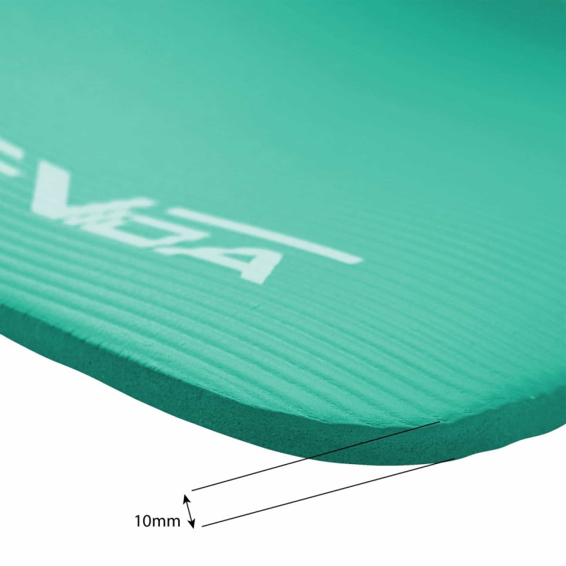 Коврик (мат) спортивный SportVida NBR 180 x 60 x 1 см для йоги и фитнеса SV-HK0067 Mint