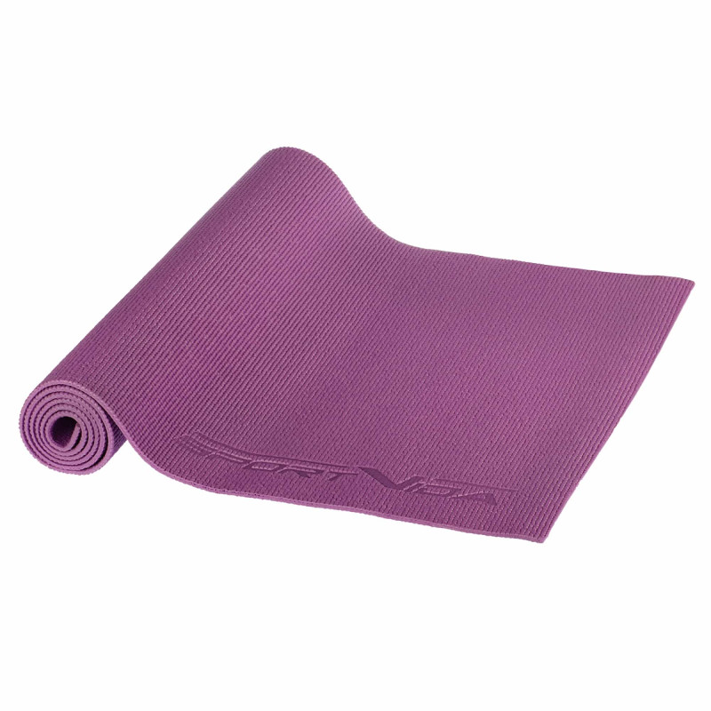 Мат для йоги и фитнеса SportVida PVC 6 мм Violet