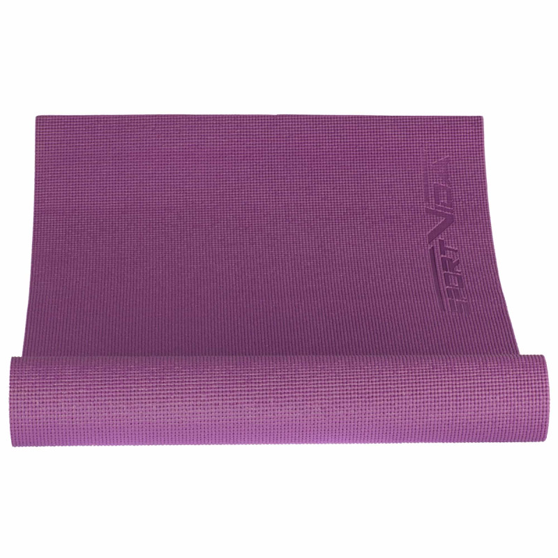 Мат для йоги и фитнеса SportVida PVC 6 мм Violet