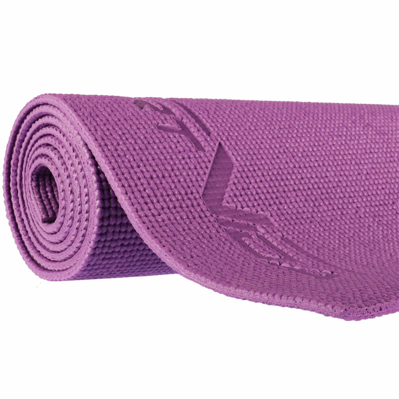 Мат для йоги и фитнеса SportVida PVC 6 мм Violet