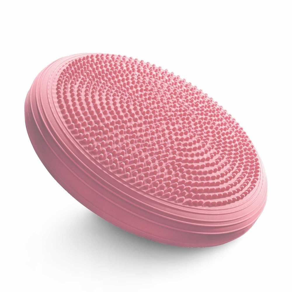 Балансировочная подушка-диск 4FIZJO MED+ 33 см сенсомоторная, массажная Pink (P-5907739313829)