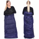 Спальний мішок (спальник) Springos 2 в 1 CS0045 +10 ...+25 °C R Blue/Black