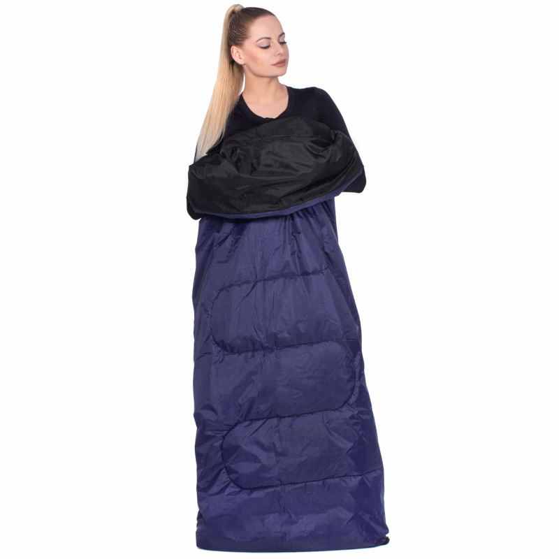 Спальний мішок (спальник) Springos 2 в 1 CS0045 +10 ...+25 °C R Blue/Black