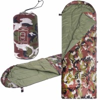 Спальний мішок (спальник) Springos 2 в 1 CS0041 +8 ...+20 °C R Khaki/Green