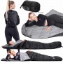 Спальный мешок (спальник) Springos CS0046 0 ...+10 °C R Black/Grey
