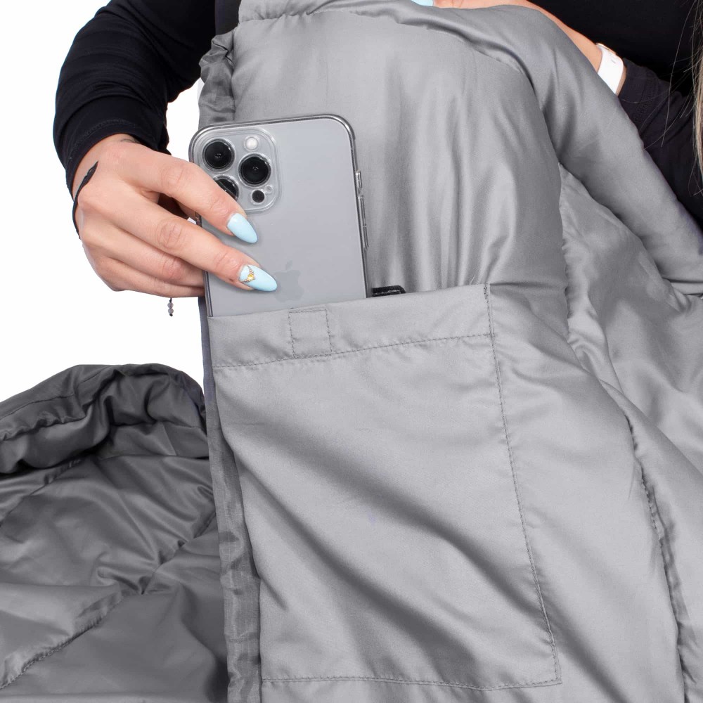 Спальный мешок (спальник) Springos CS0046 0 ...+10 °C R Black/Grey